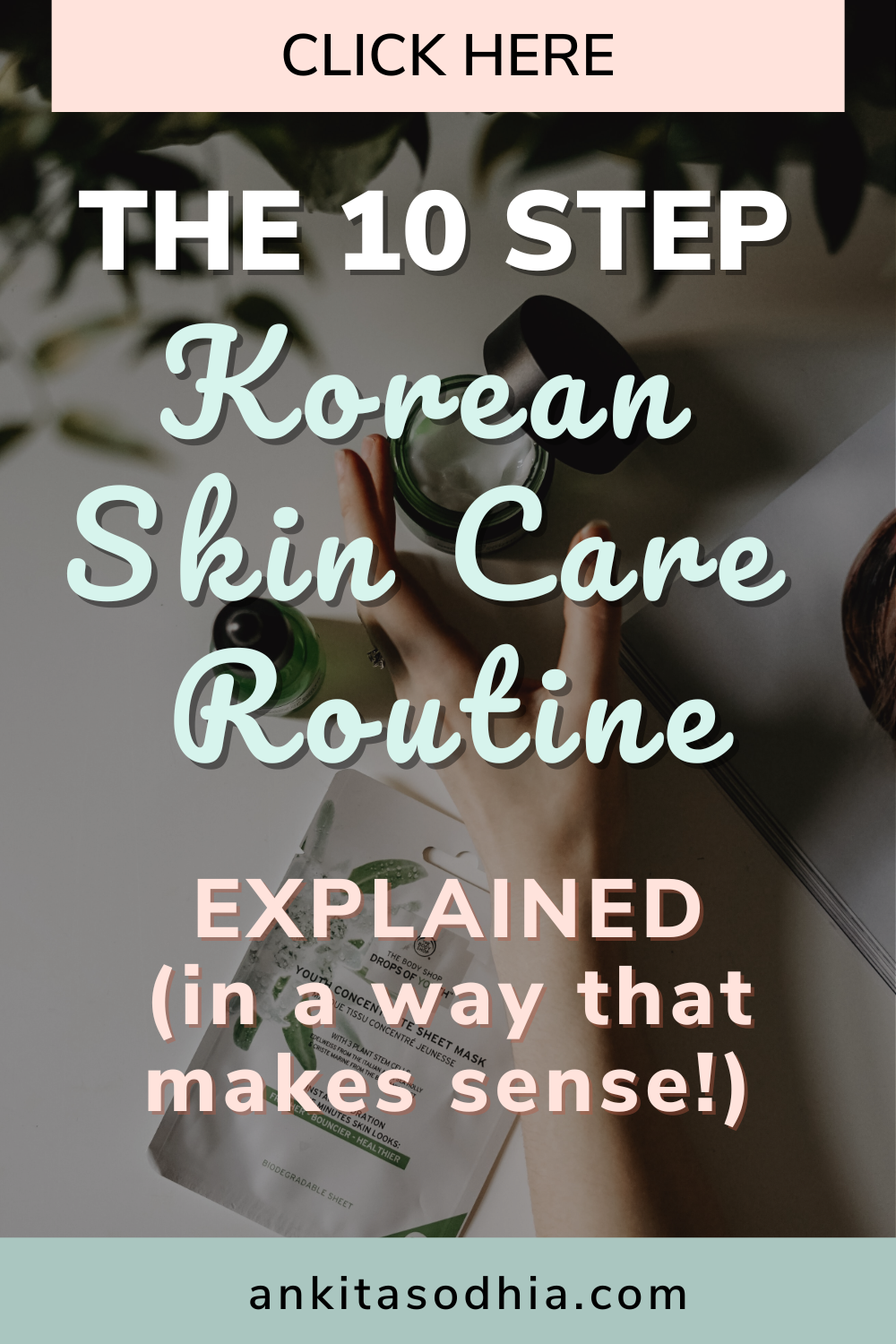 Korean skin shop care routine